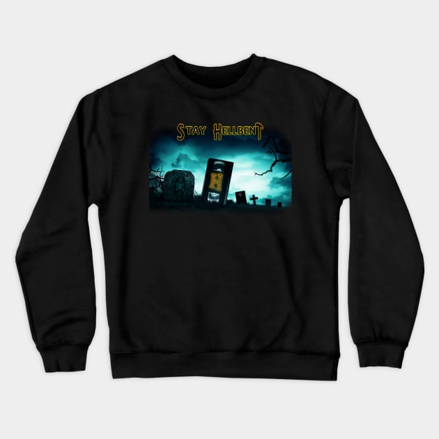 VHS Graveyard Crewneck Sweatshirt by Hellbent for Horror